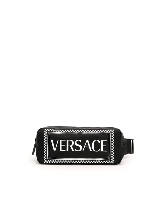 Versace Black Vintage Logo 90 S Beltbag for men