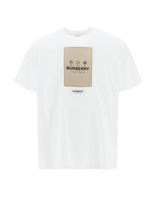 Uomo T-shirt da T-shirt Burberry T-shirtBurberry in Cotone da Uomo colore Neutro 