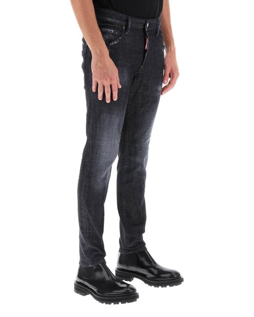 DSquared² Blue Skater Jeans In Clean Wash for men