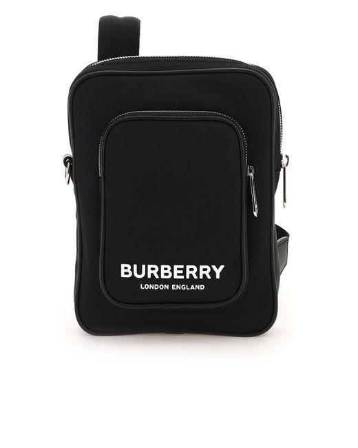Burberry Black Nylon Crossbody Bag for men