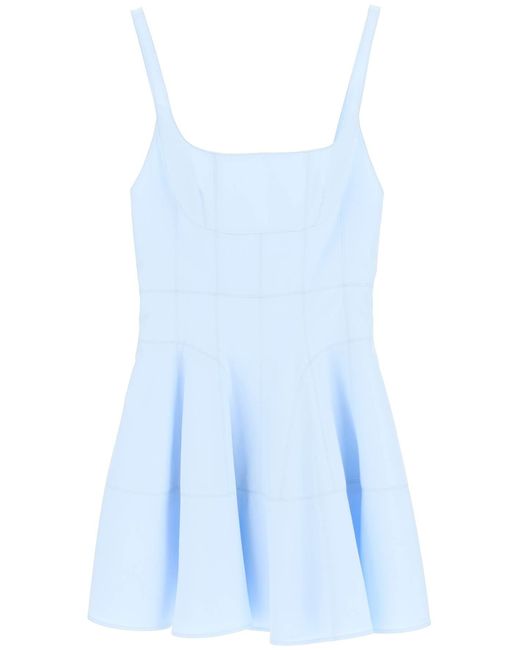 Giovanni bedin Blue Cotton Mini Dress