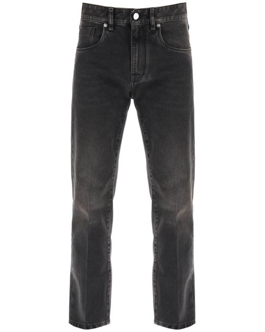 Fendi Regular Jeans With Tailored Crease in Grey for Men Lyst UK