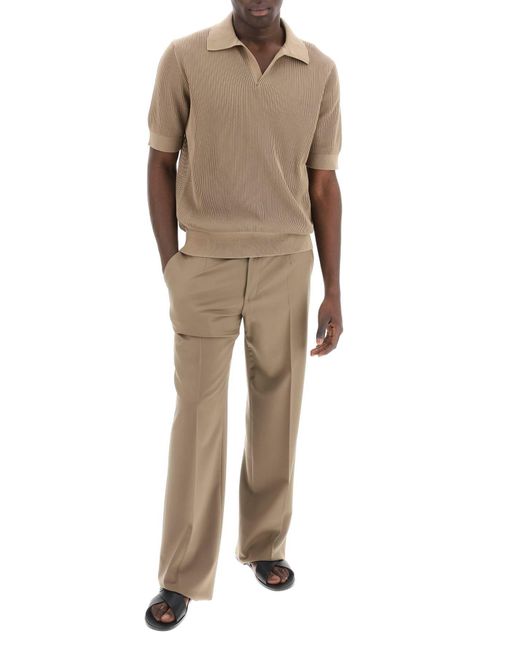 Dolce & Gabbana Natural Tailored Stretch Trousers for men