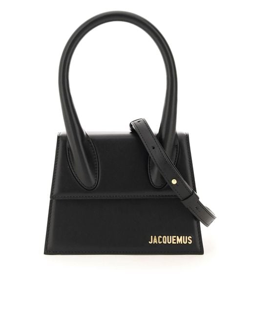 Jacquemus 'le Chiquito' Micro Bag Black Leather Lyst