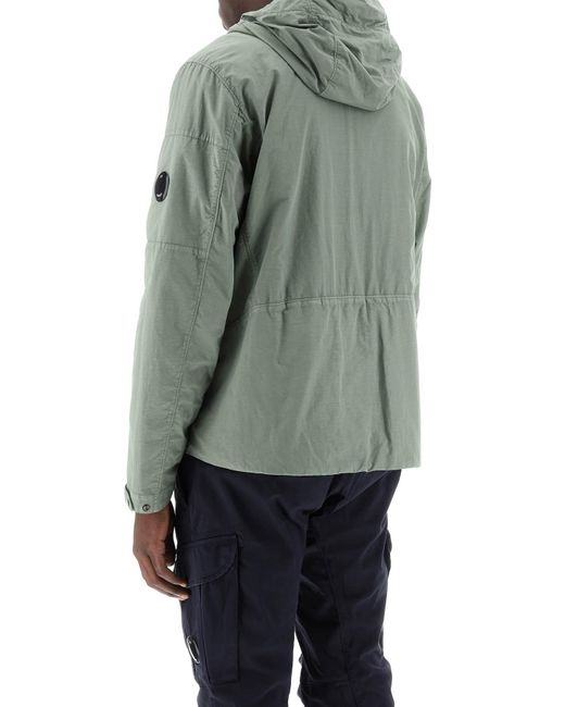 C P Company Green Flatt Nylon Reversible Jacket for men
