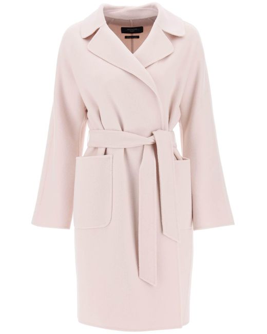 CAPPOTTO 'ROVO' IN LANA di Weekend by Maxmara in Pink