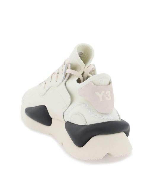 Y-3 White Y 3 Kaiwa Sneakers for men