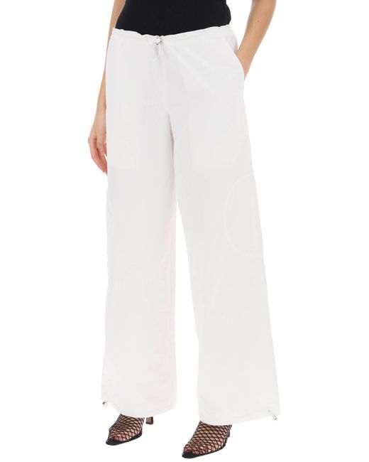 Saks Potts White Lucky Wide Leg Pants