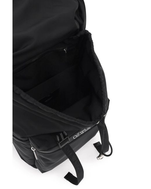 Off-White c/o Virgil Abloh Black Outdoor Backpack for men