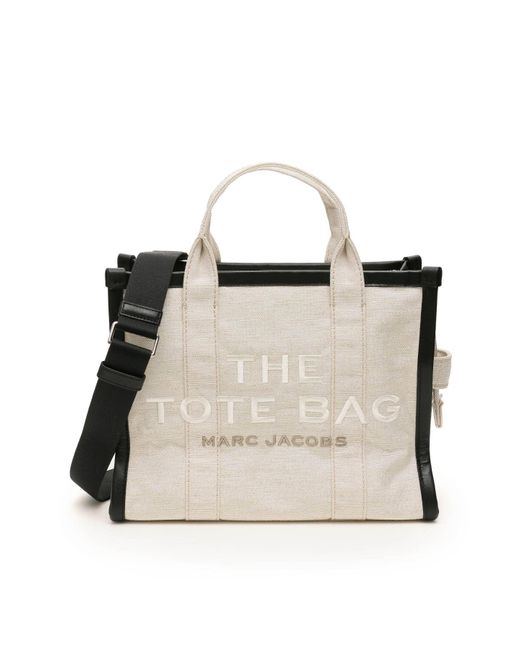 Marc Jacobs Natural The Medium Summer Canvas Tote Bag