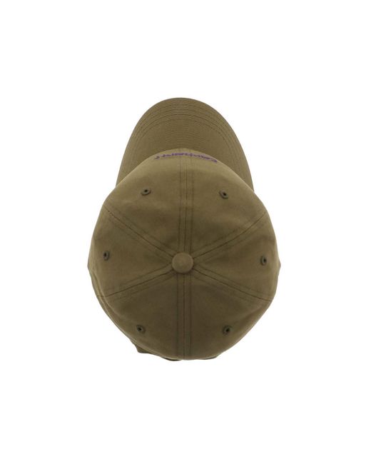 Carhartt Green Canvas Script Baseball Cap for men