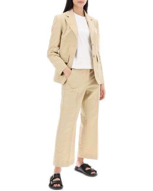 Weekend by Maxmara Natural Trousers With Zirconia Embell