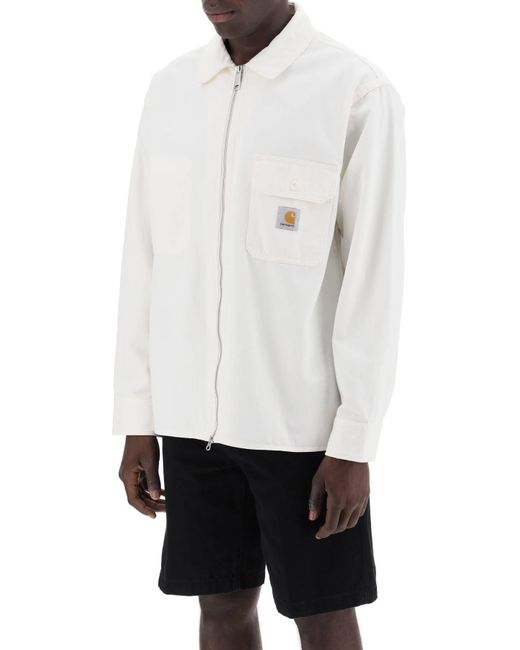 Overshirt Rainer Shirt Jacket di Carhartt in White da Uomo
