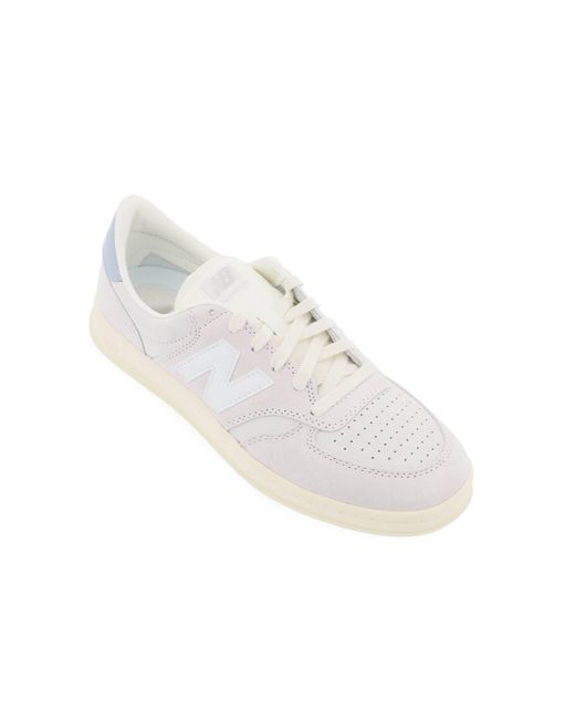 New Balance White T500 Sneakers