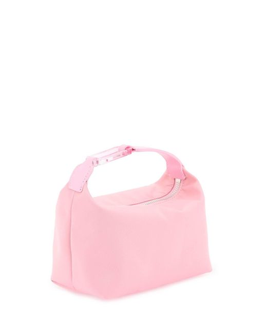 Borsa mini 'Moon bag' in raso di Eera in Pink