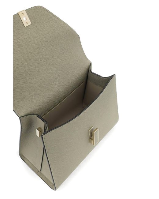 Valextra Metallic Medium Iside Top Handle Bag
