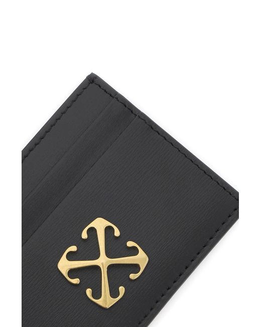 Off-White c/o Virgil Abloh Black Jitney Simple Leather Cardholder