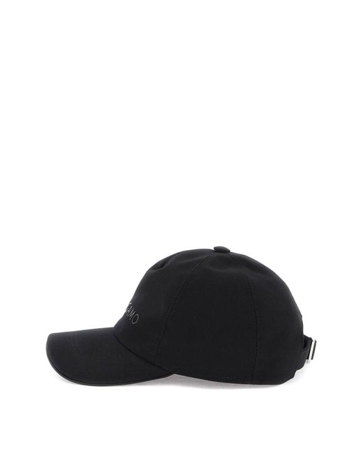 Cappello Baseball Con Logo di Ferragamo in Black da Uomo