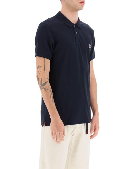 PS by Paul Smith Blue Slim Fit Polo Shirt for men
