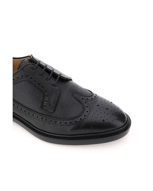 Thom Browne Black Laced Longwing Bro for men