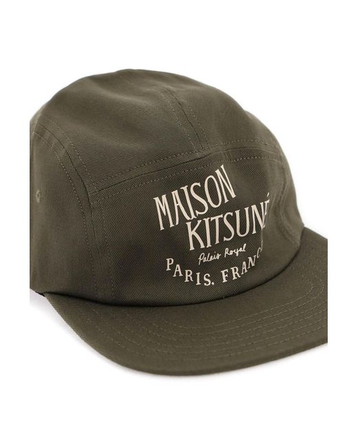 Maison Kitsuné Green Palais Royal Baseball Cap for men