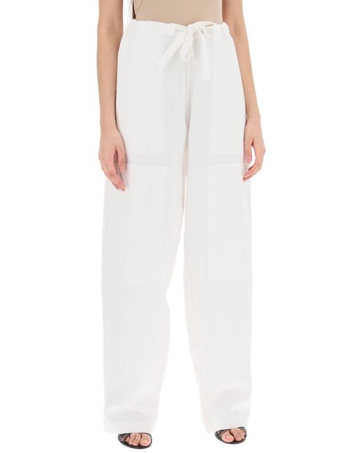 Pantaloni di Ferragamo in White