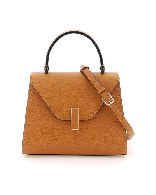 Valextra Brown Iside Mini Handbag