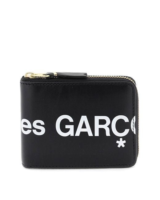 Comme des Garçons Black Comme Des Garcons Wallet Zip-around With Maxi Logo for men
