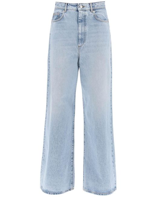 Sportmax Blue Wide-Legged Angri Jeans For A