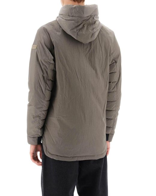 Tatras Gray Iglaile Hooded Midi Puffer Jacket for men