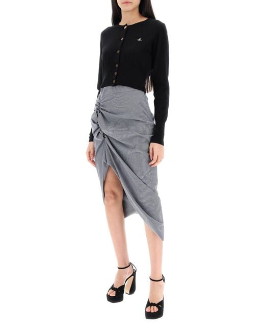 Vivienne Westwood Gray Panther Midi Skirt