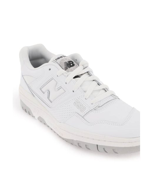 550 sneakers bianche grigie di New Balance in White da Uomo