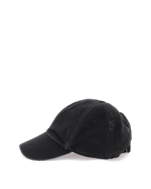 Cappello Baseball Cassandre di Saint Laurent in Black
