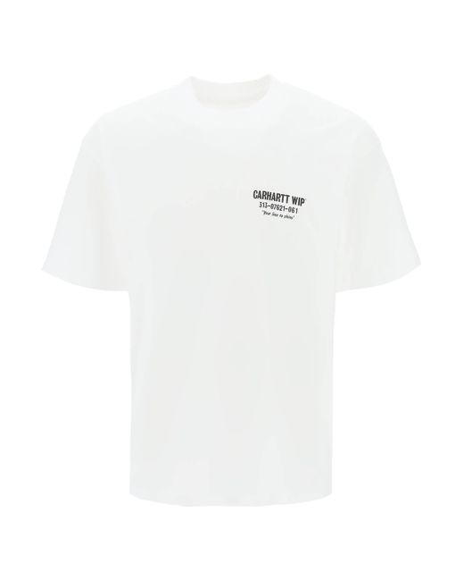 Carhartt White "Trouble-Free T for men