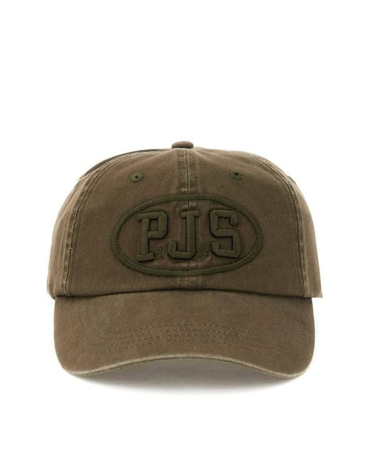 Parajumpers Green Baseball Cap With Embroidery for men