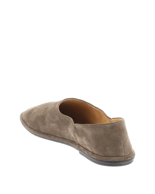 The Row Gray Suede Canal Slip-On for men