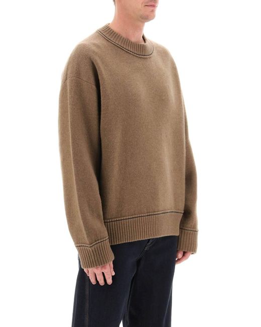 Sacai Brown Cachemire Pullover for men