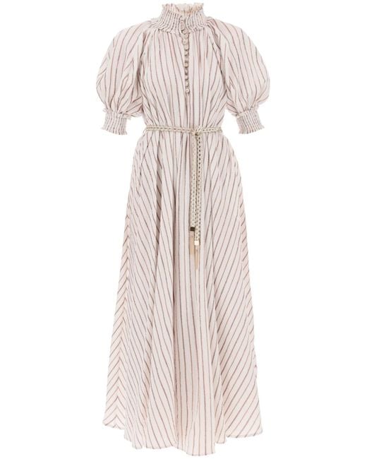Zimmermann Devi Swing Striped Maxi Dress | Lyst