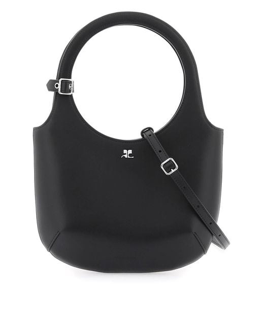 Borsa A Mano Holy di Courreges in Black