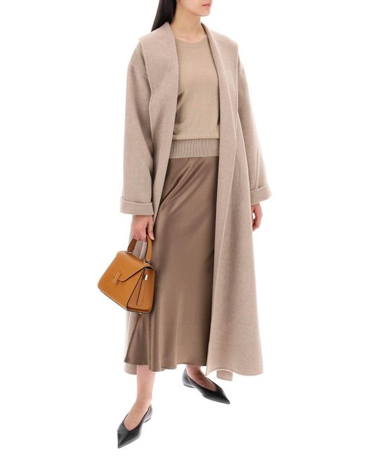 By Malene Birger Natural Trullem Wool Coat