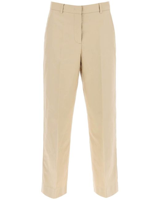 Weekend by Maxmara Natural Trousers With Zirconia Embell