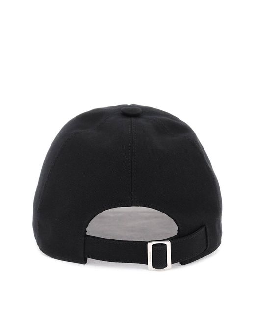 Cappello Baseball Con Logo di Ferragamo in Black da Uomo