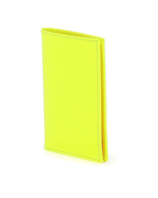 Comme des Garçons Yellow Comme Des Garcons Wallet Super Fluo Bi-fold Wallet for men