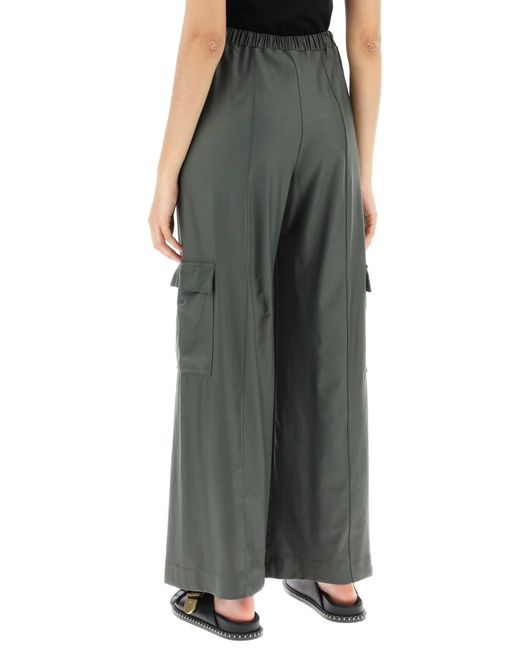 Max Mara Gray Teseo Cargo-Style Pants