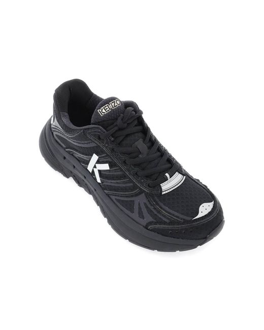 KENZO Black Tech Runner Sneakers for men