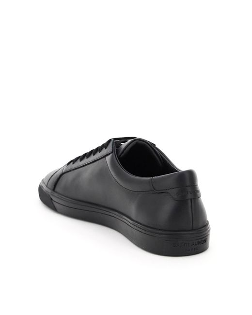 Sneakers Andy in pelle di Saint Laurent in Black da Uomo