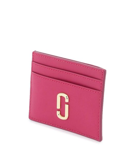 Portacarte The J Marc Card Case di Marc Jacobs in Pink
