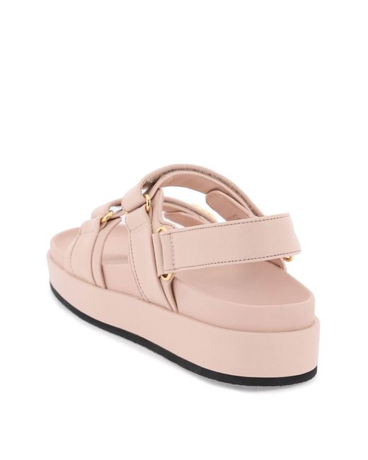 Tory Burch Pink Kira Sport Sandals