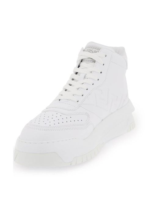 Versace White Odissea Sneakers for men