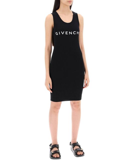 Givenchy Black Tank Top Mini Dress